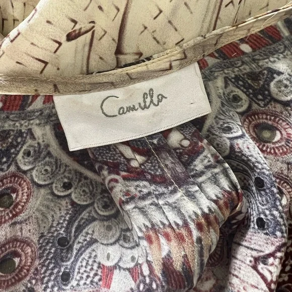 Camilla With Both Hands multi wear crystal embellished long silk vest - Picture 14 of 15